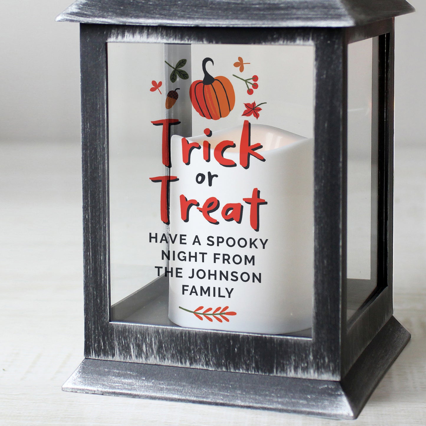 Personalised Trick or Treat Lantern - MK&JD Gifts