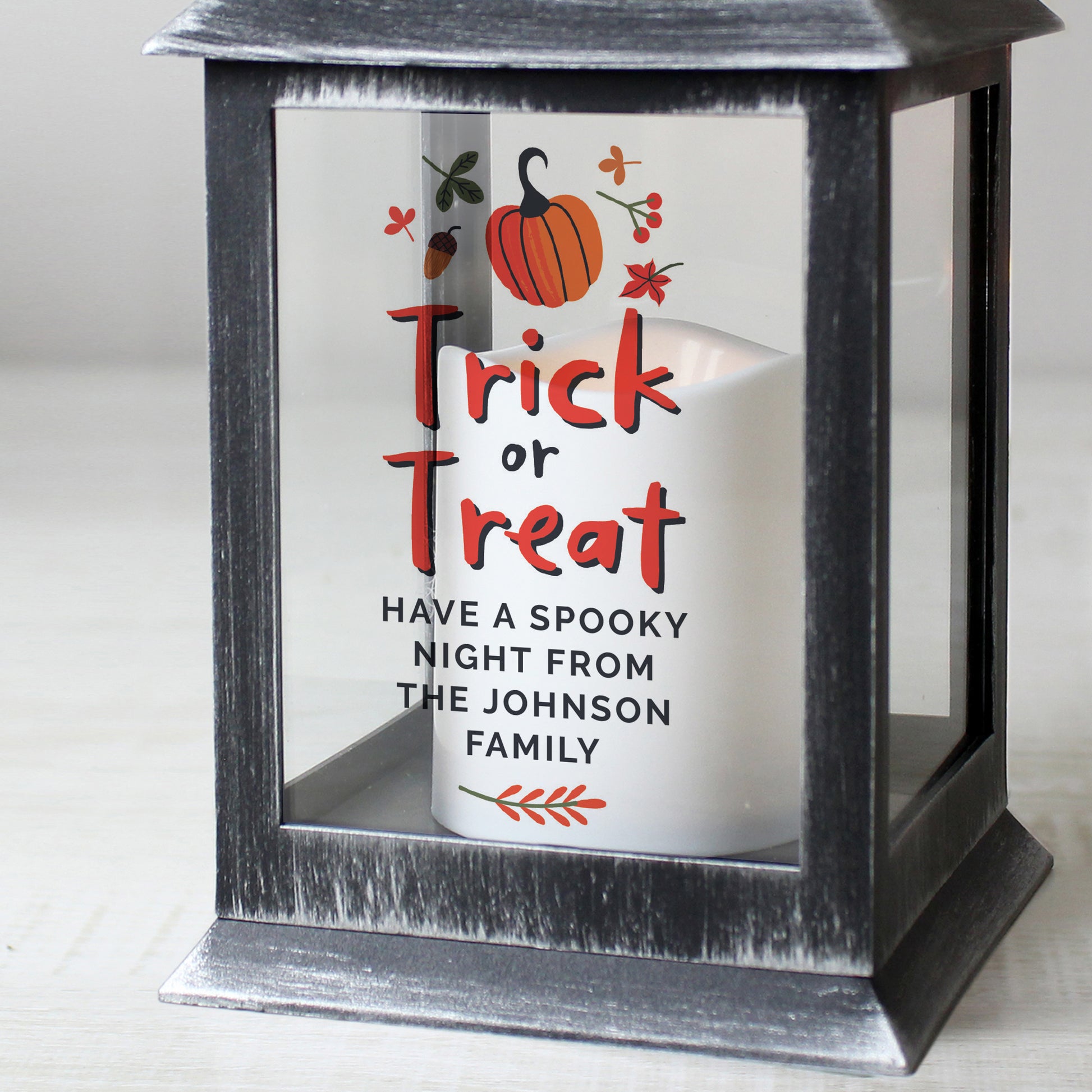 Personalised Trick or Treat Lantern - MK&JD Gifts
