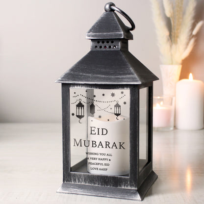 Personalised Eid and Ramadan Black Lantern - MK&JD Gifts
