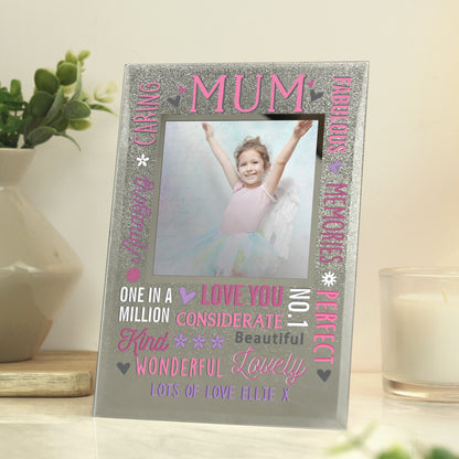 Personalised Mum Glitter Frame - MK&JD Gifts
