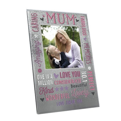 Personalised Mum Glitter Frame - MK&JD Gifts