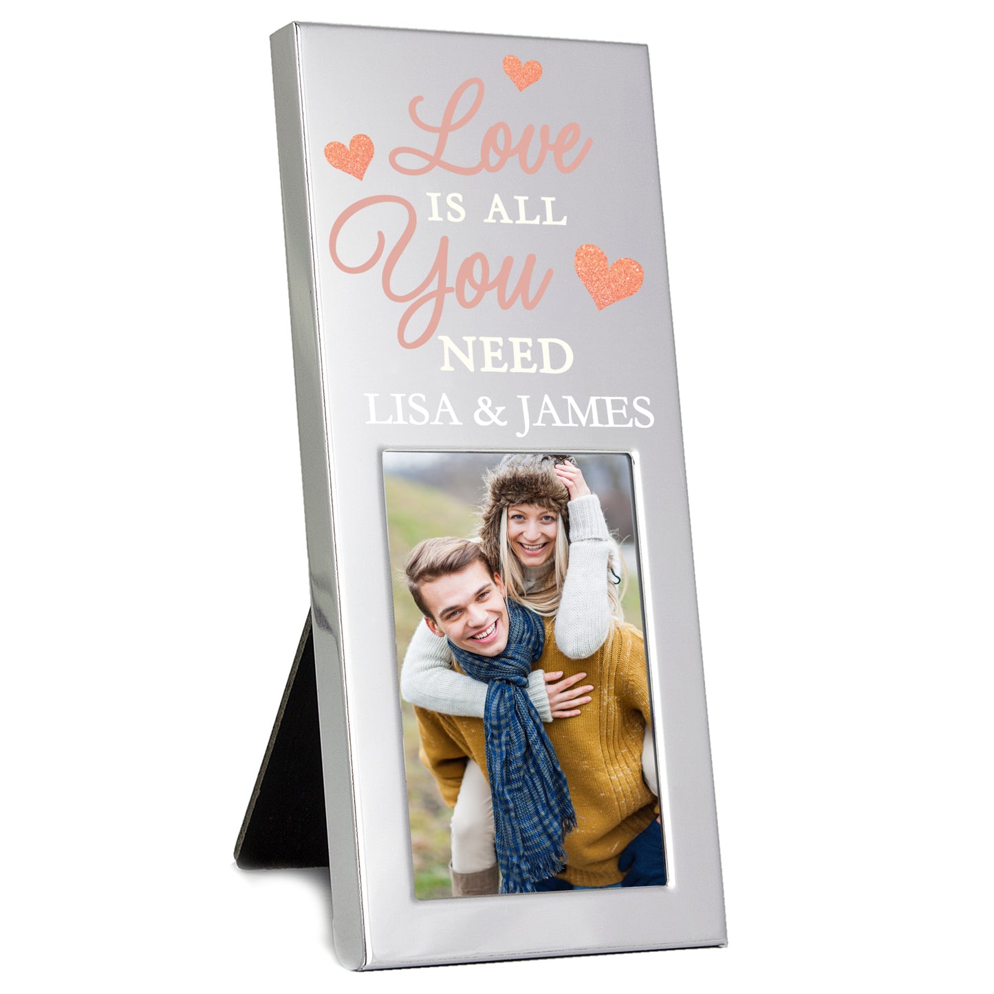 Personalised 'Love is All You Need' 2x3 Photo Frame - MK&JD Gifts
