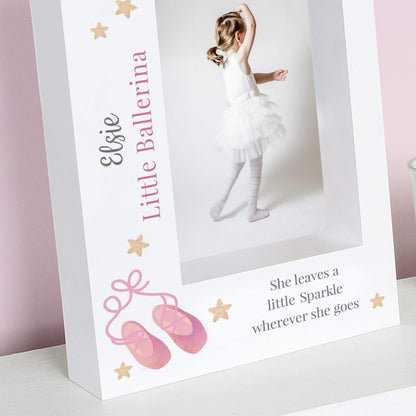 Personalised Swan Lake Ballet 5x7 Box Photo Frame - MK&JD Gifts