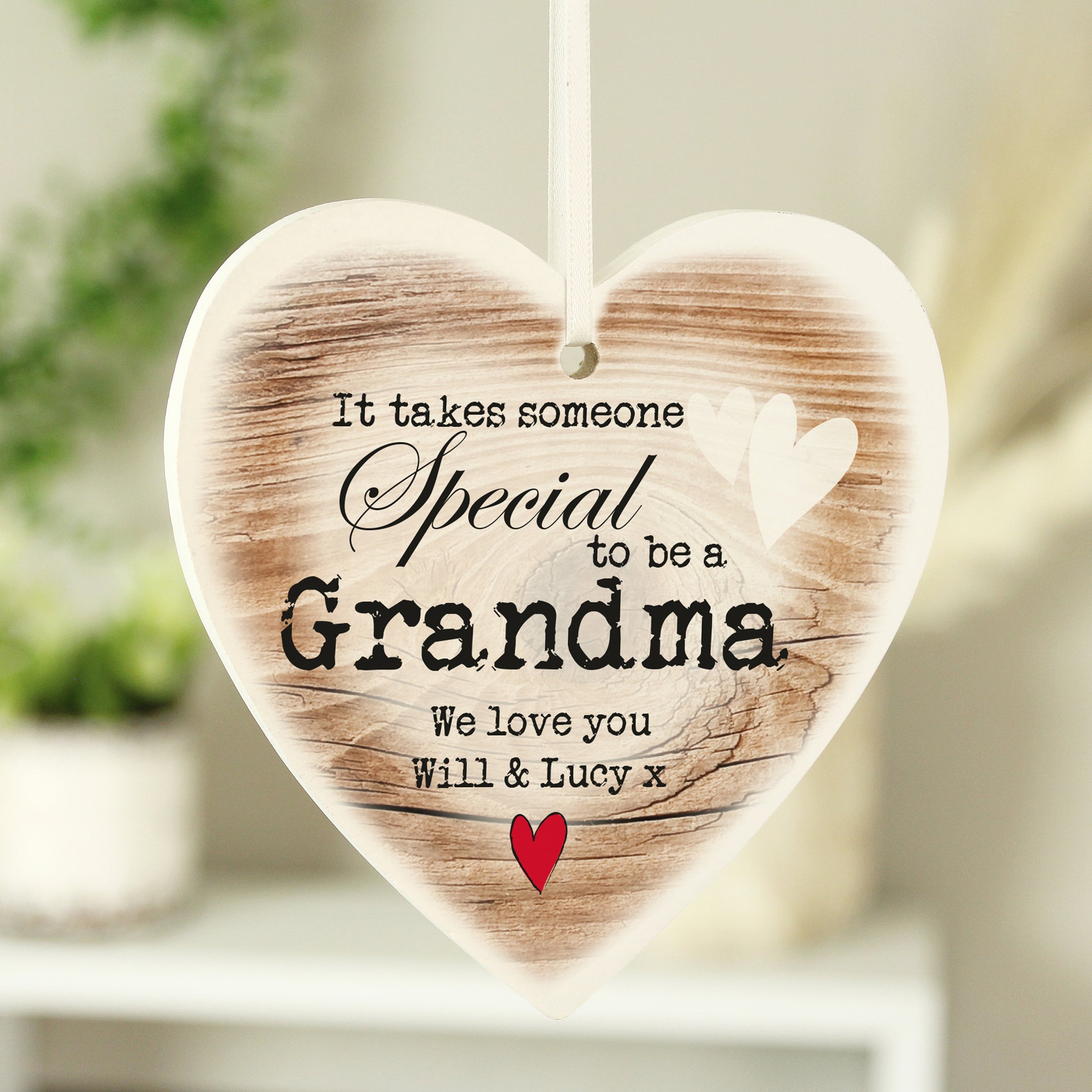 Personalised Someone Special Wooden Heart Shaped Decoration - MK&JD Gifts