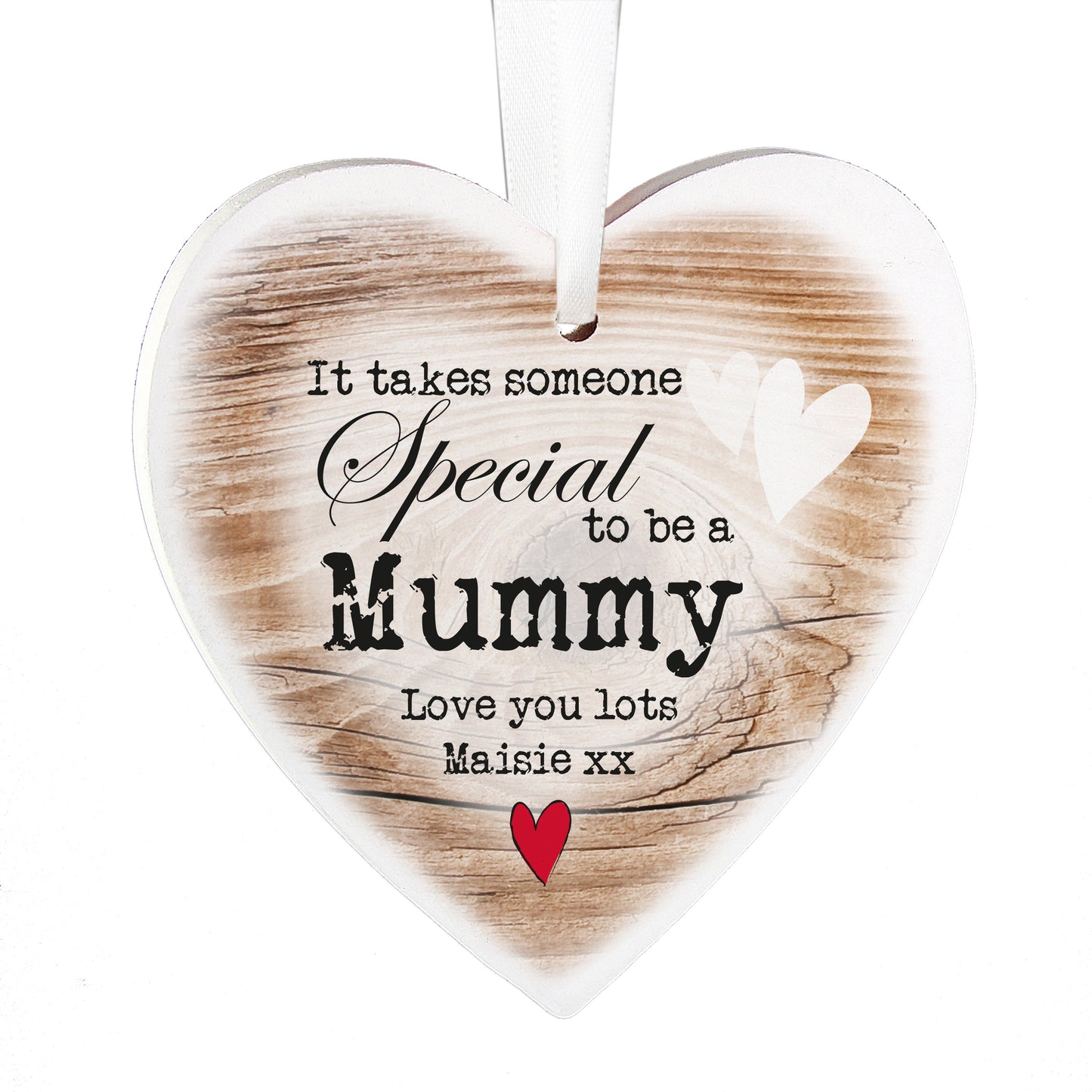 Personalised Someone Special Wooden Heart Shaped Decoration - MK&JD Gifts