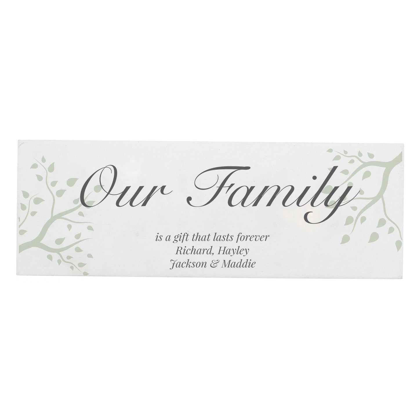 Personalised Branches Wooden Mantel Decoration - MK&JD Gifts