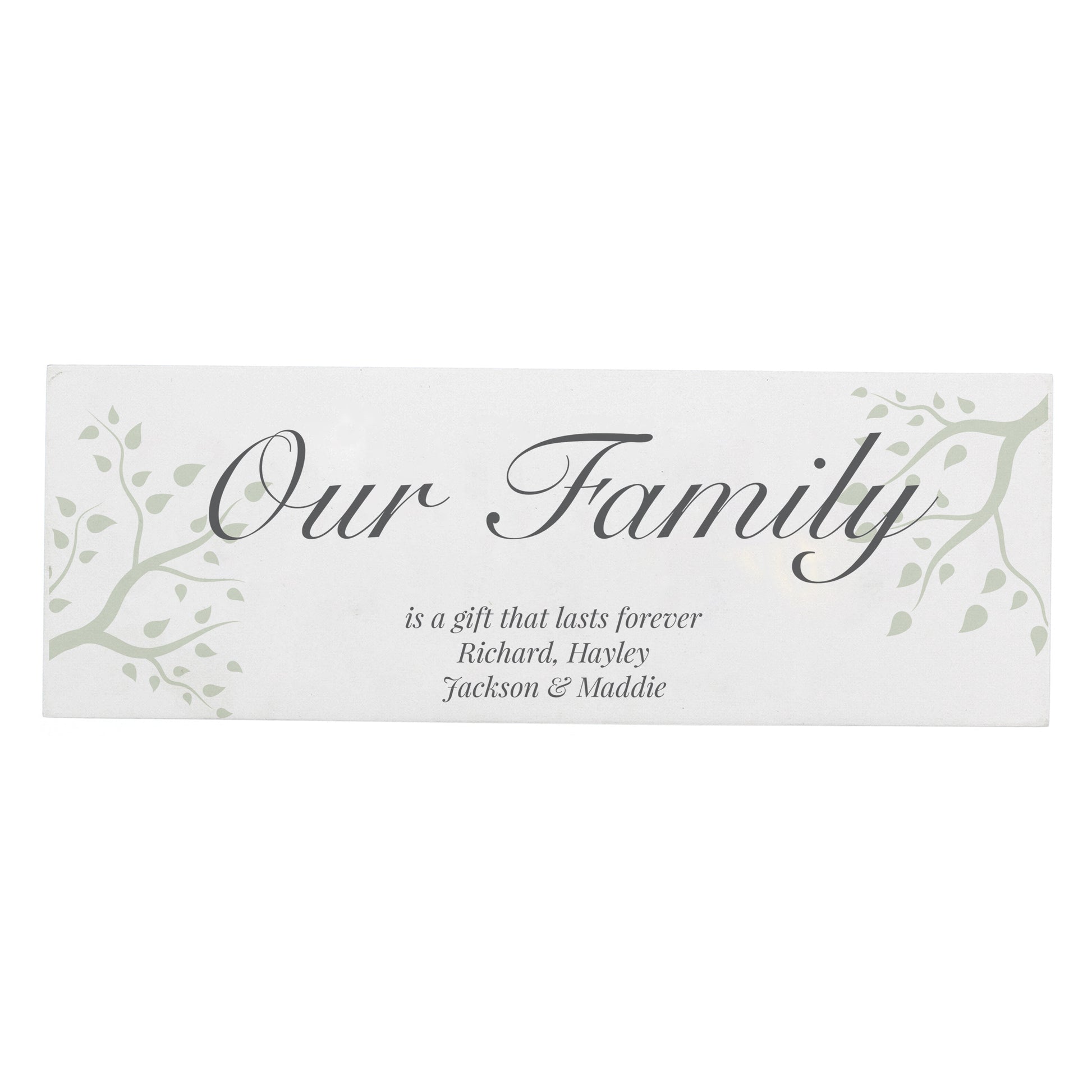 Personalised Branches Wooden Mantel Decoration - MK&JD Gifts