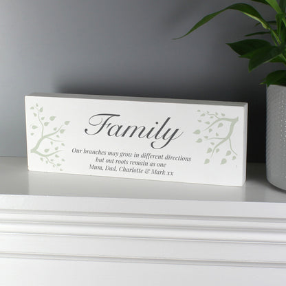 Personalised Branches Wooden Mantel Decoration - MK&JD Gifts