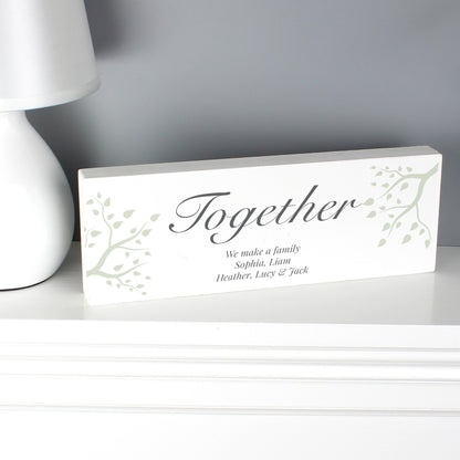 Personalised Branches Wooden Mantel Decoration - MK&JD Gifts