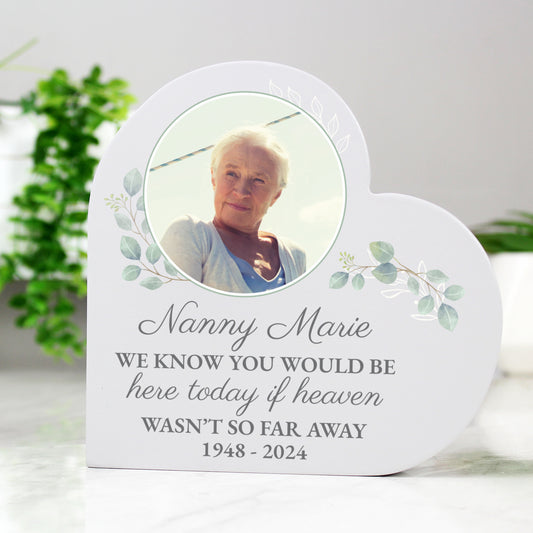 Personalised Wedding Memory Table Heart Ornament - MK&JD Gifts
