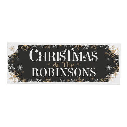 Personalised Family Christmas Wooden Mantel Decoration - MK&JD Gifts