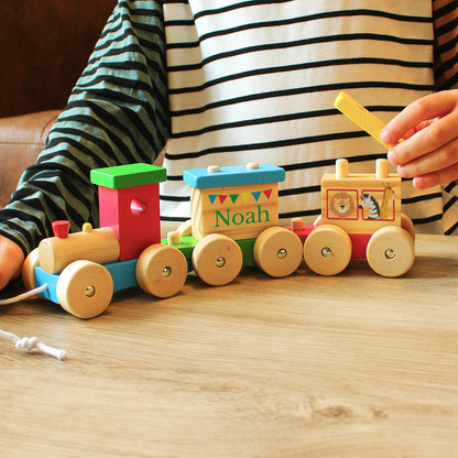 Personalised Circus Toy Train - MK&JD Gifts