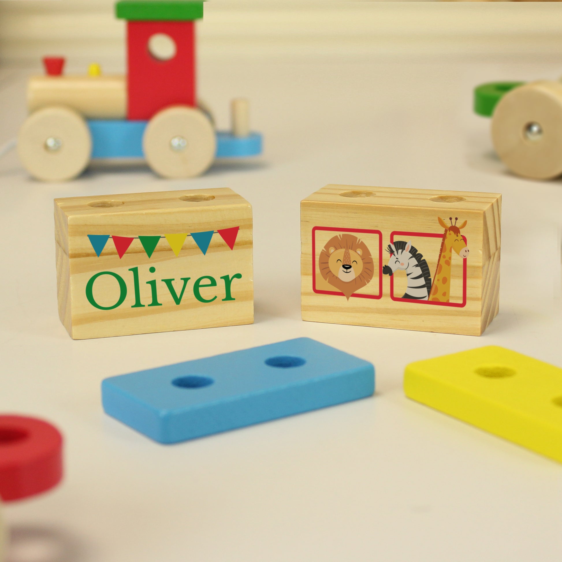 Personalised Circus Toy Train - MK&JD Gifts