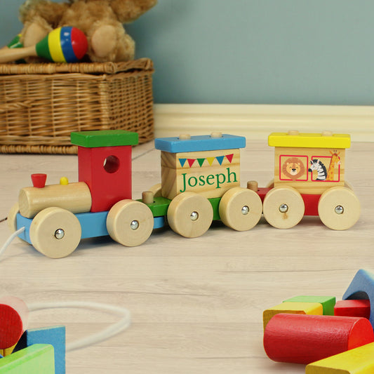 Personalised Circus Toy Train - MK&JD Gifts