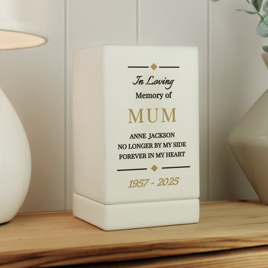 Personalised Memorial Small Wooden Urn - MK&JD Gifts