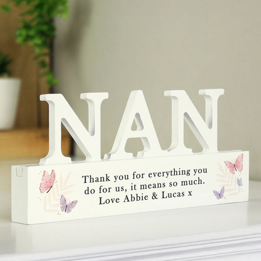 Personalised Butterfly Nan Ornament - MK&JD Gifts