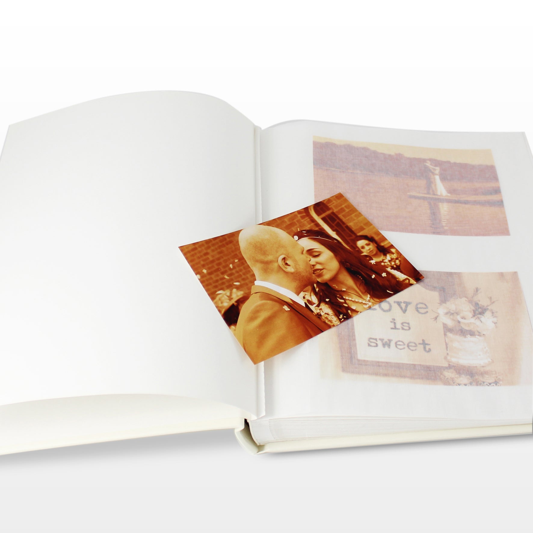 Personalised Gold Butterfly Swirl Traditional Photo Album - MK&JD Gifts