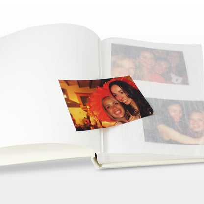 Personalised Red Square Traditional Photo Album - MK&JD Gifts