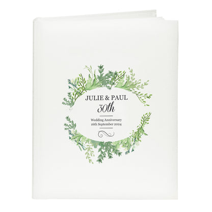 Personalised Fresh Botanical Traditional Photo Album - MK&JD Gifts