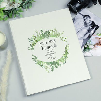 Personalised Fresh Botanical Traditional Photo Album - MK&JD Gifts