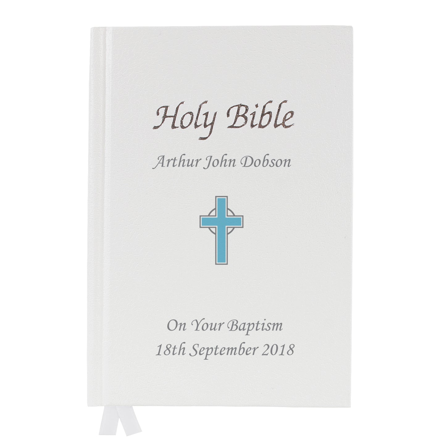 Personalised Blue Cross Bible - MK&JD Gifts