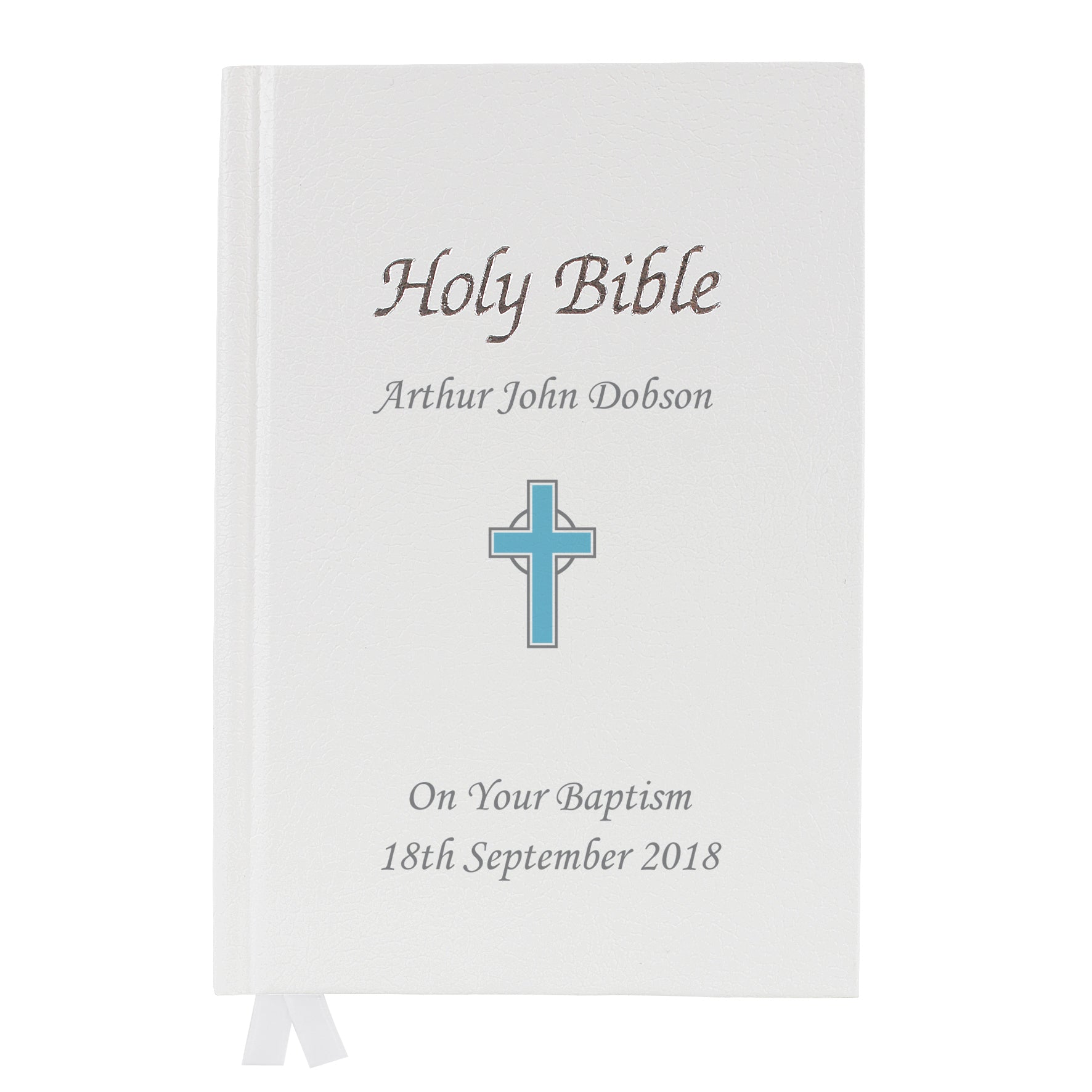Personalised Blue Cross Bible - MK&JD Gifts