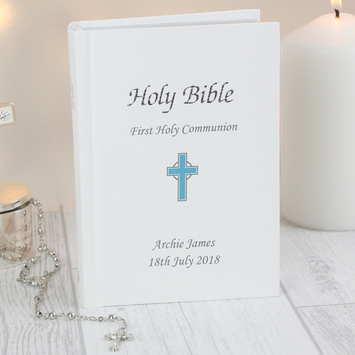 Personalised Blue Cross Bible - MK&JD Gifts