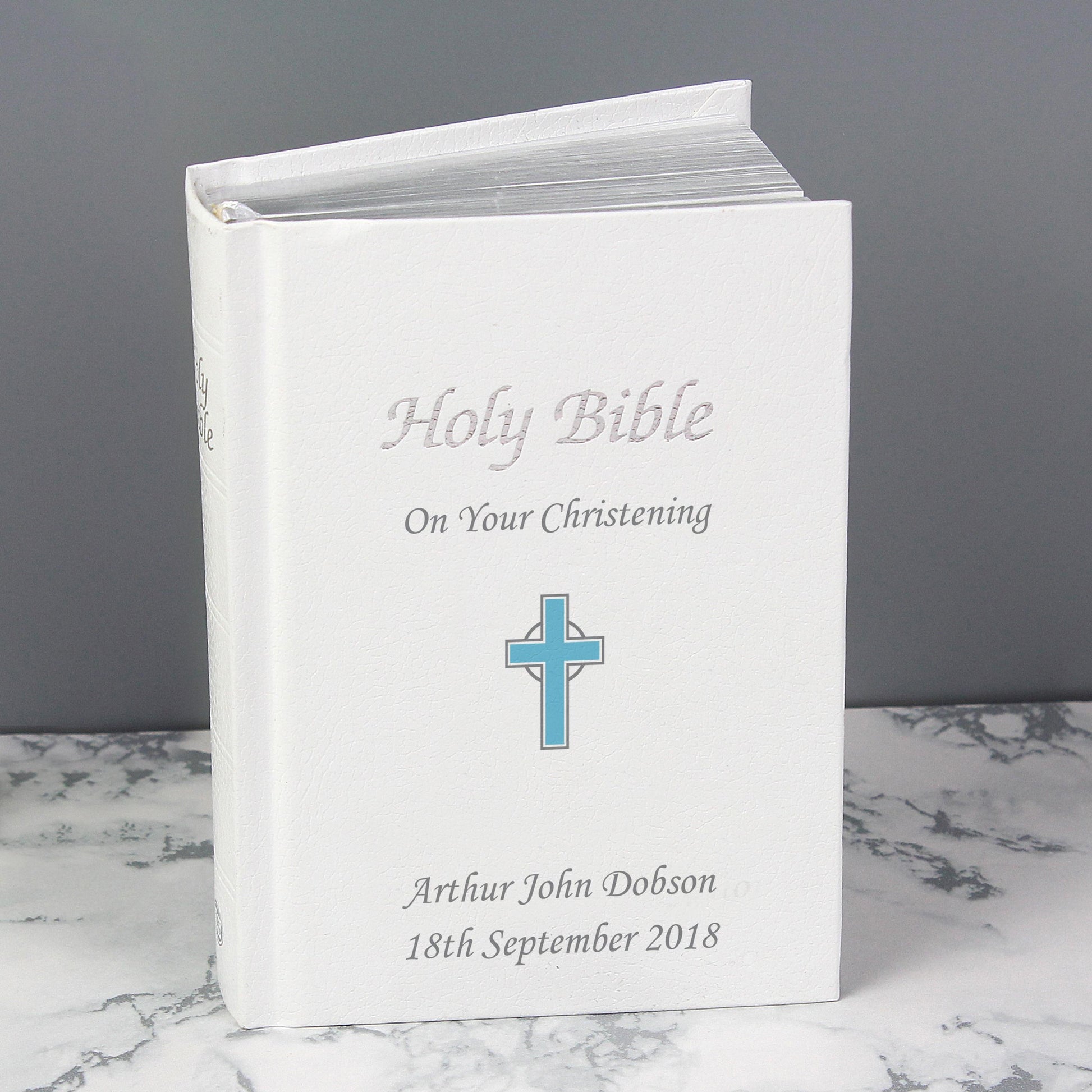 Personalised Blue Cross Bible - MK&JD Gifts