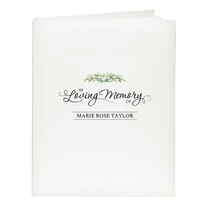 Personalised In Loving Memory Traditional Photo Album - MK&JD Gifts
