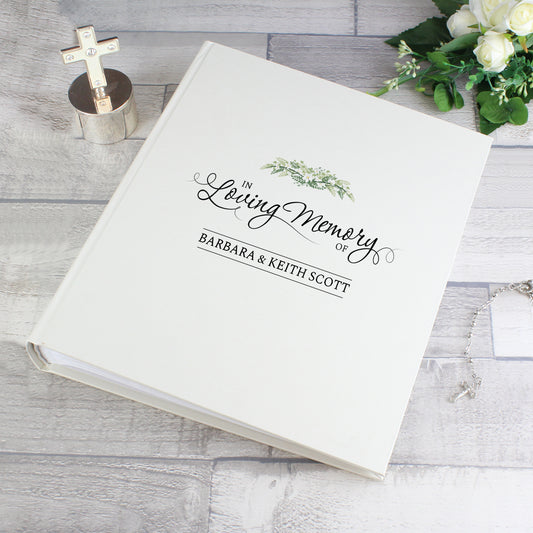 Personalised In Loving Memory Traditional Photo Album - MK&JD Gifts