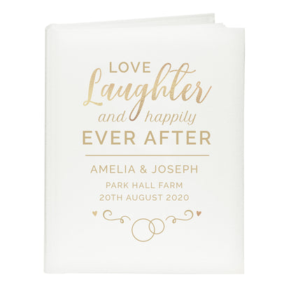 Personalised Happily Ever After Traditional Photo Album - MK&JD Gifts