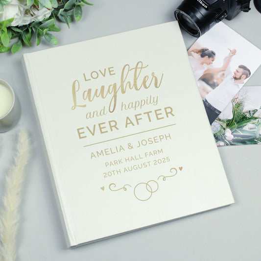 Personalised Happily Ever After Traditional Photo Album - MK&JD Gifts