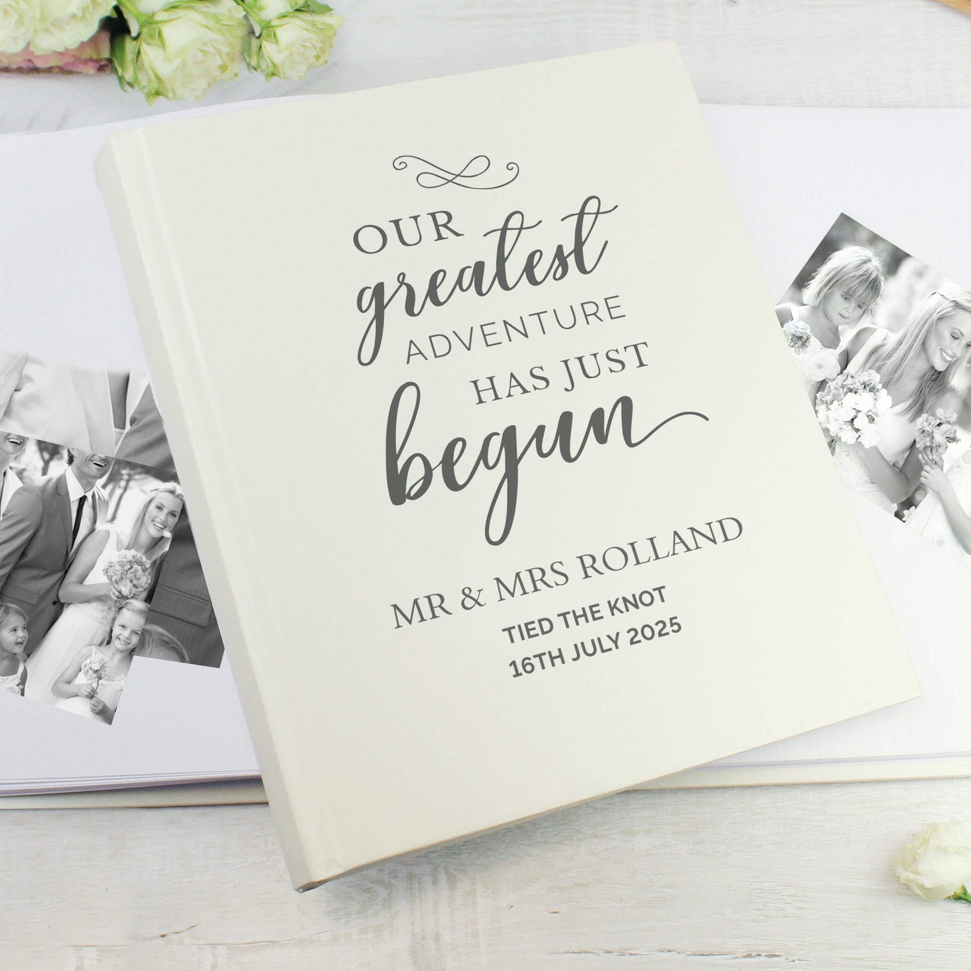 Personalised Our Greatest Adventure Traditional Photo Album - MK&JD Gifts