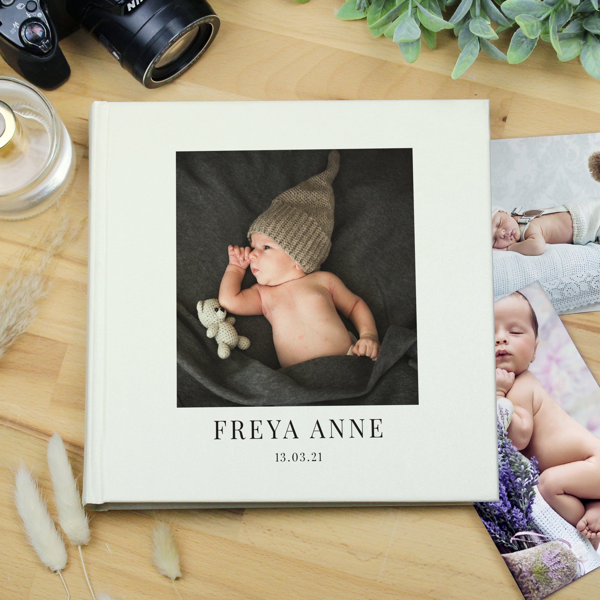 Personalised Photo Upload Square Photo Album - MK&JD Gifts