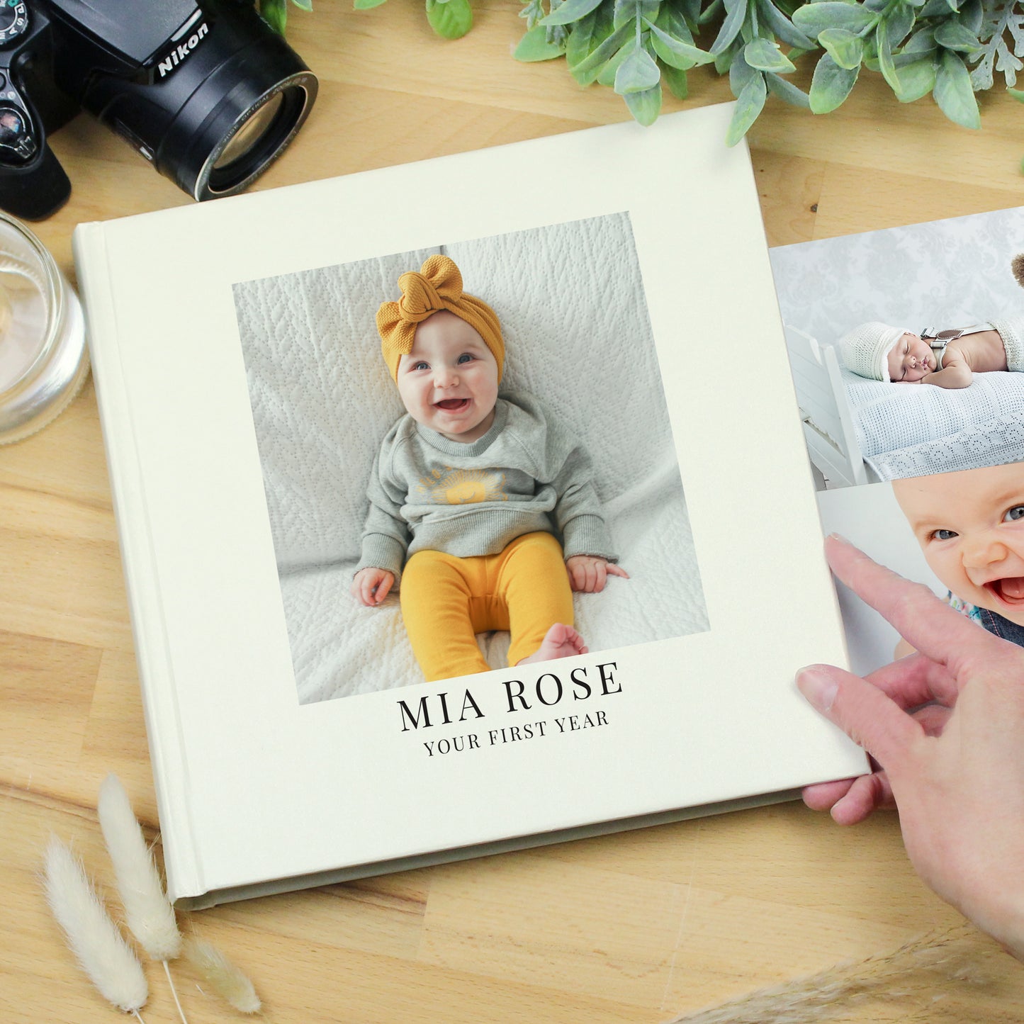 Personalised Photo Upload Square Photo Album - MK&JD Gifts
