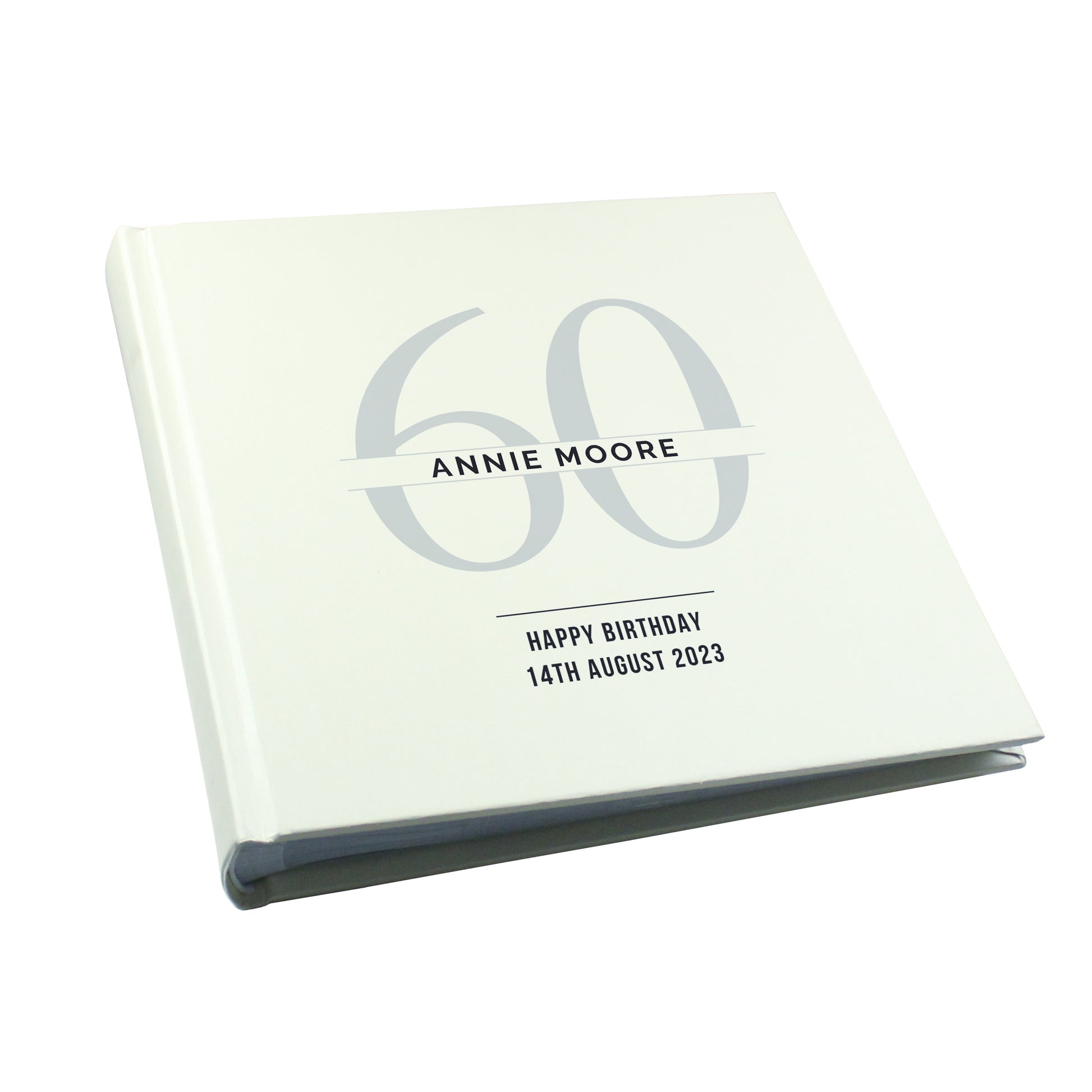 Personalised Birthday Square Photo Album - MK&JD Gifts