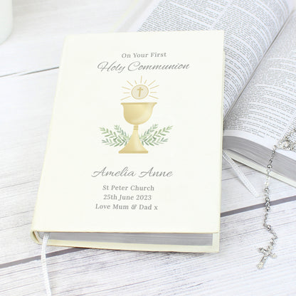 Personalised First Holy Communion Holy Bible - Eco-friendly - MK&JD Gifts