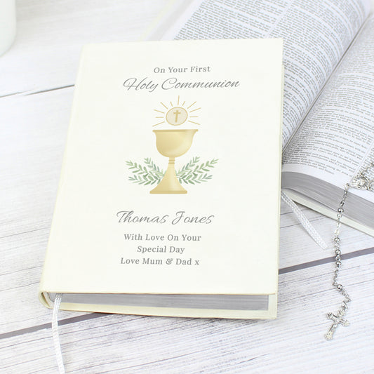 Personalised First Holy Communion Holy Bible - Eco-friendly - MK&JD Gifts