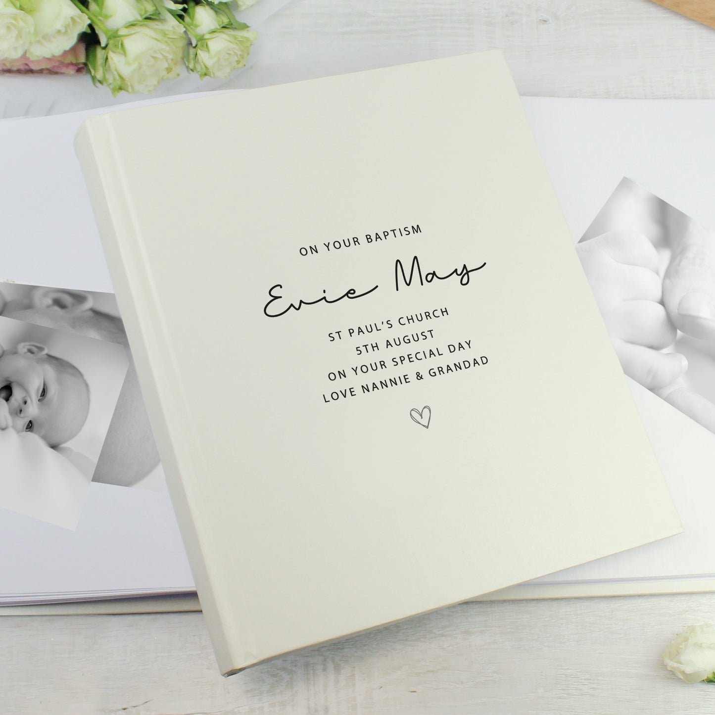 Personalised Traditional Photo Album - MK&JD Gifts