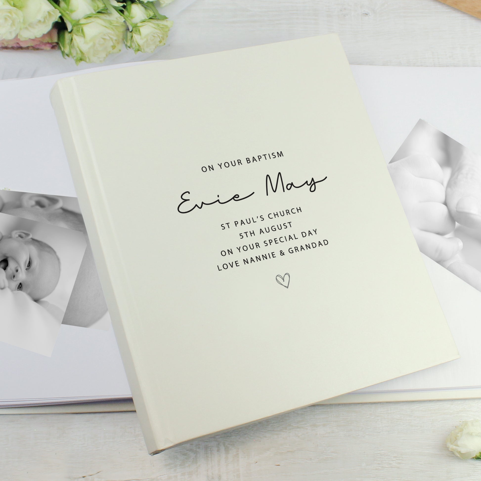 Personalised Traditional Photo Album - MK&JD Gifts