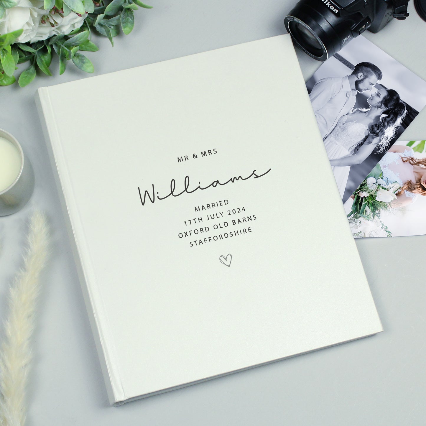 Personalised Traditional Photo Album - MK&JD Gifts