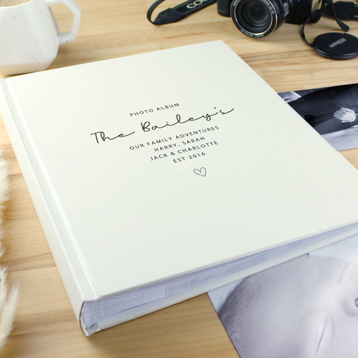 Personalised Traditional Photo Album - MK&JD Gifts