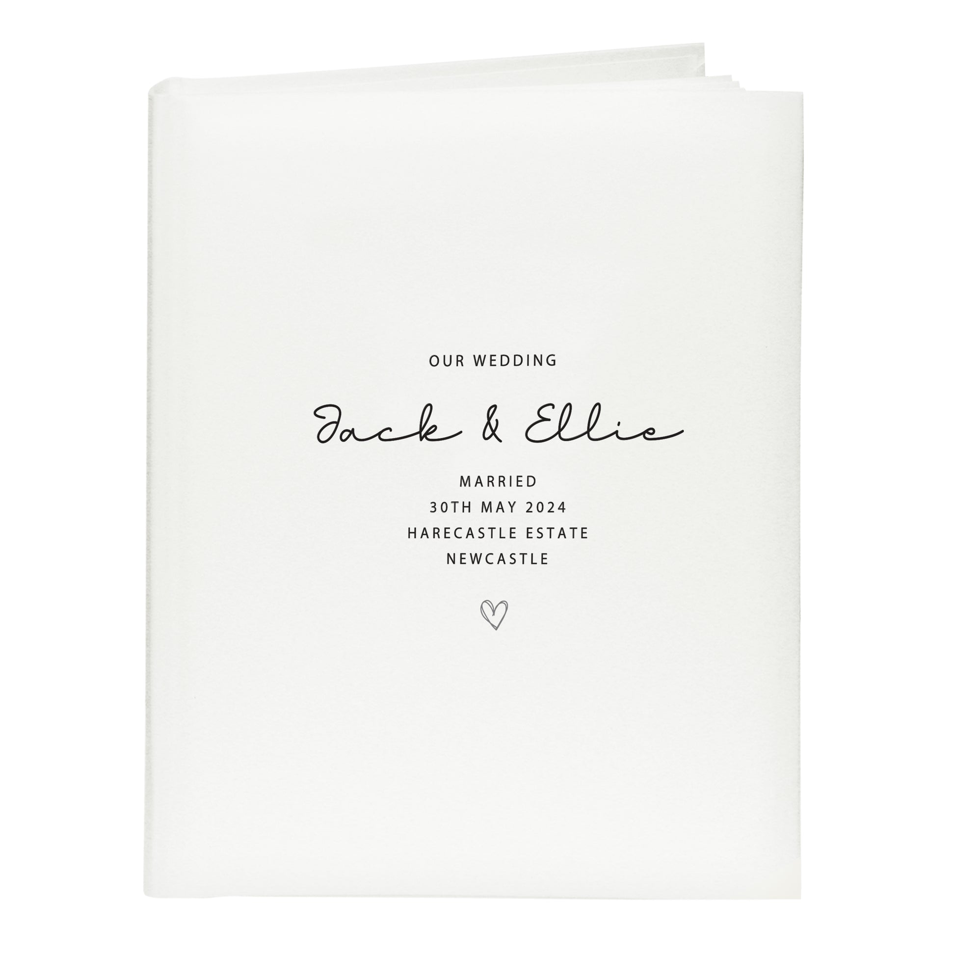 Personalised Traditional Photo Album - MK&JD Gifts