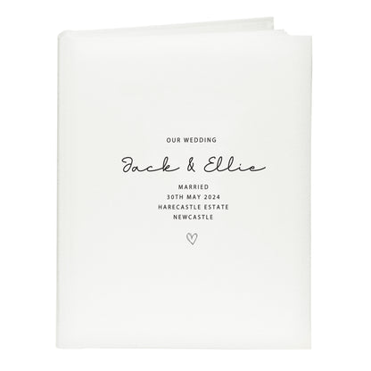 Personalised Traditional Photo Album - MK&JD Gifts