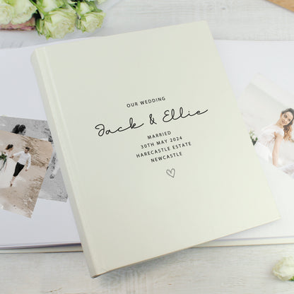 Personalised Traditional Photo Album - MK&JD Gifts