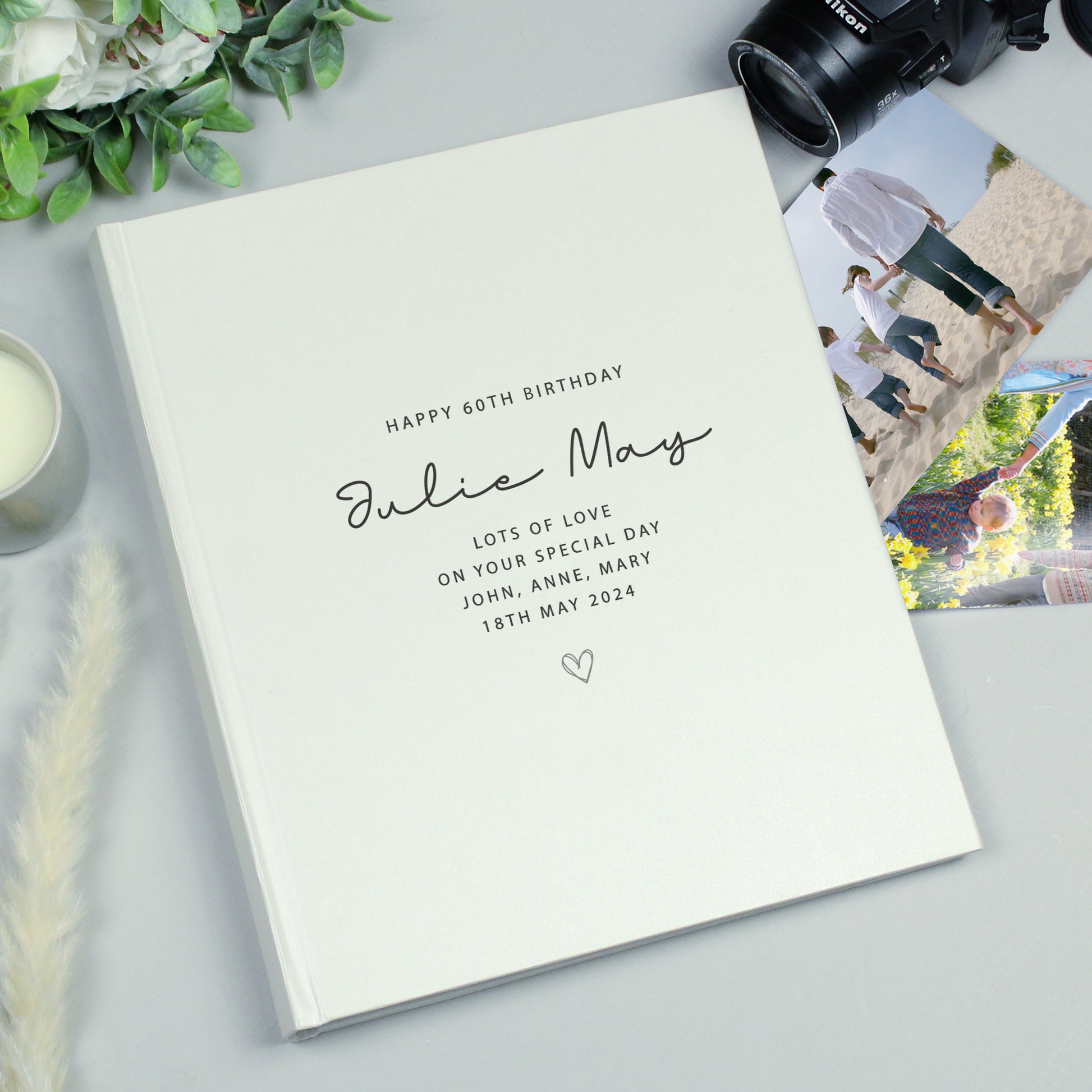 Personalised Traditional Photo Album - MK&JD Gifts