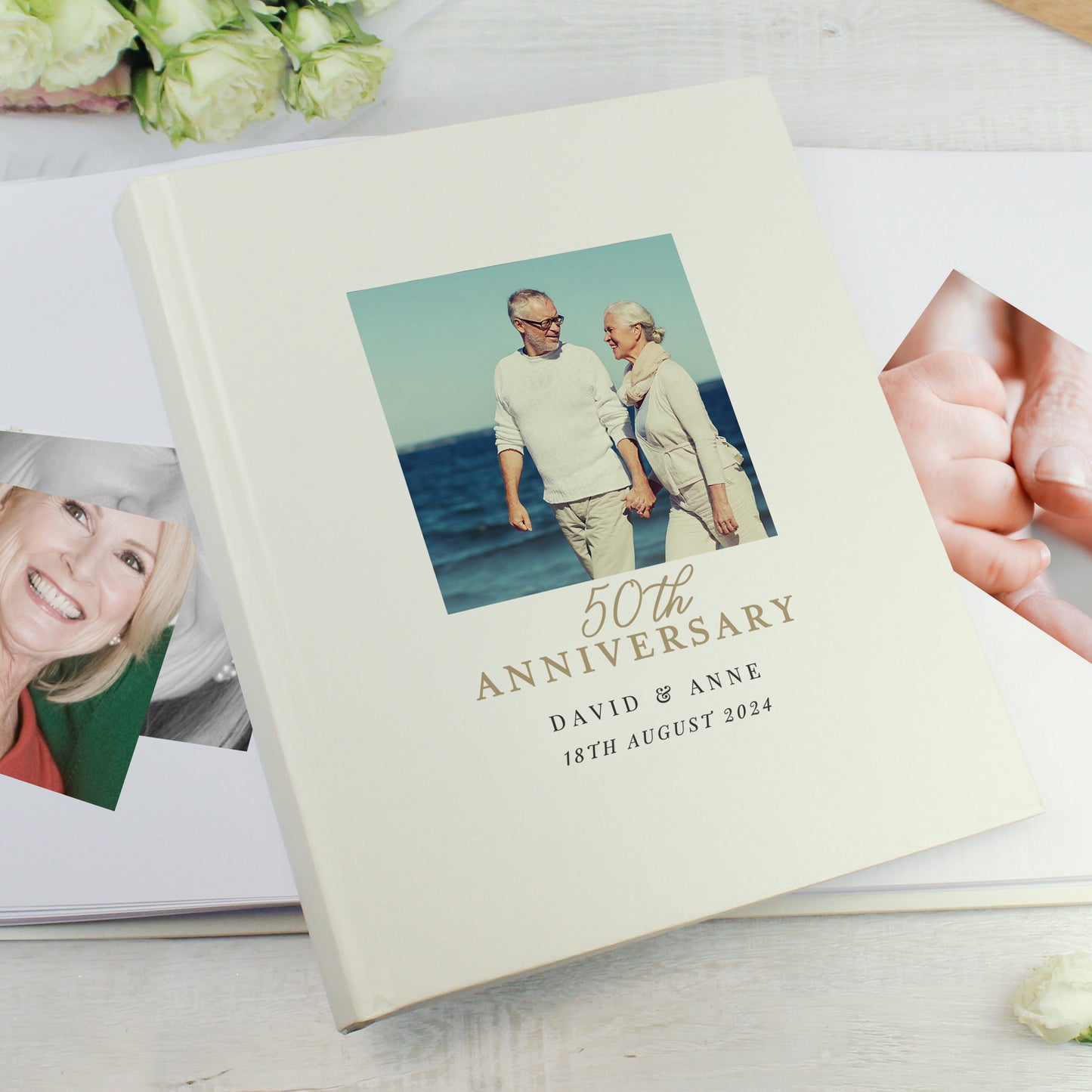Personalised Photo Upload 50th Anniversary Traditional Photo Album - MK&JD Gifts