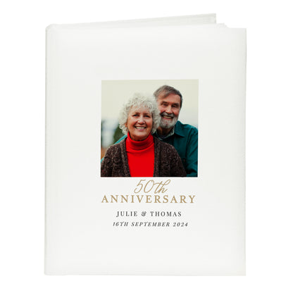 Personalised Photo Upload 50th Anniversary Traditional Photo Album - MK&JD Gifts