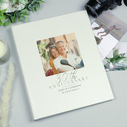 Personalised Photo Upload 30th Anniversary Traditional Photo Album - MK&JD Gifts