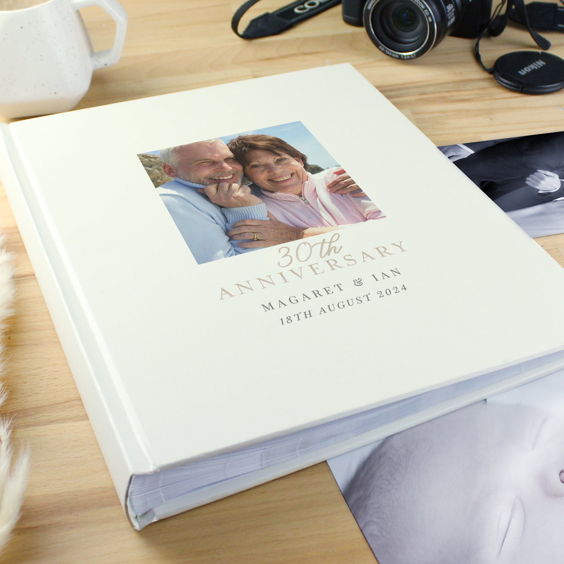 Personalised Photo Upload 30th Anniversary Traditional Photo Album - MK&JD Gifts